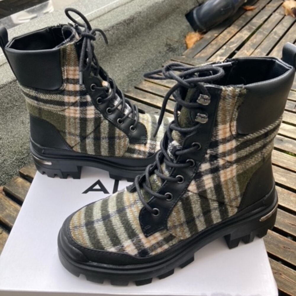 Women's Aldo YUCLYA Plaid Boots